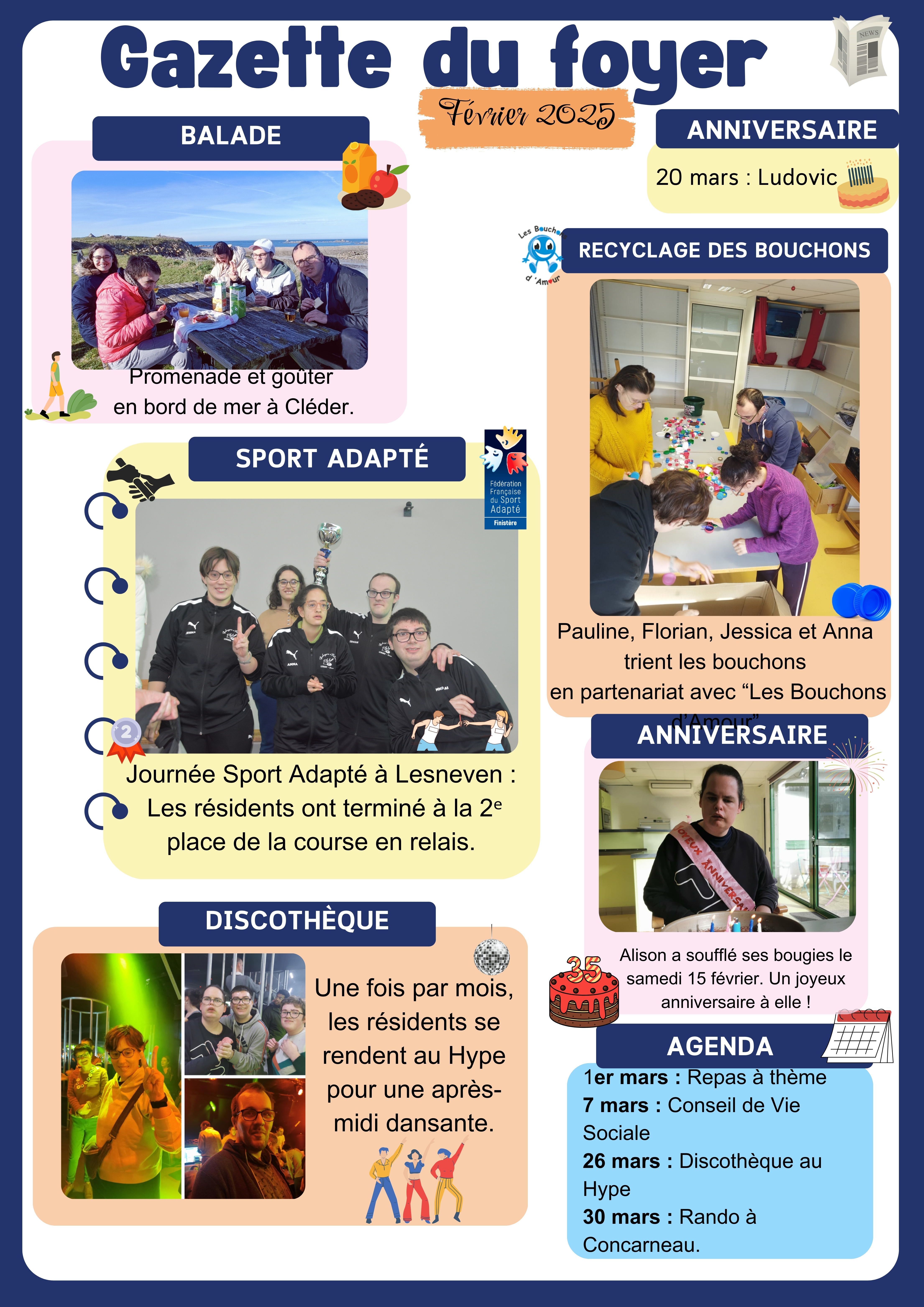 Gazette du foyer février