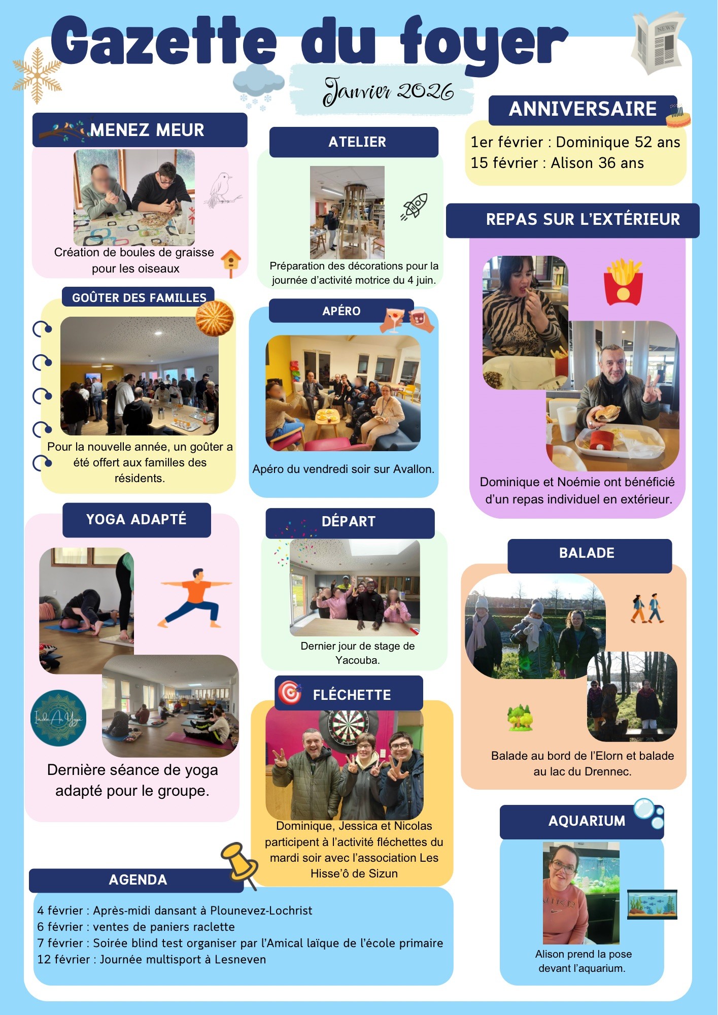 Gazette du foyer janvier 