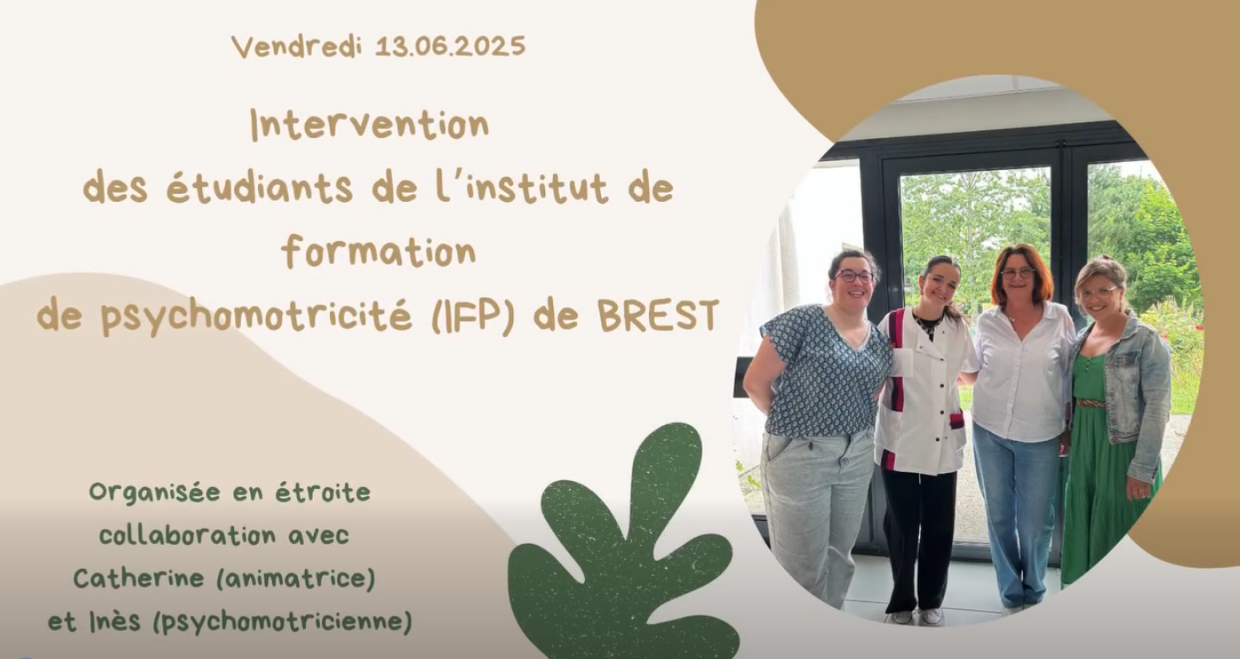 Intervention des étudiants de l'Institut de Formation de Psychomotricité