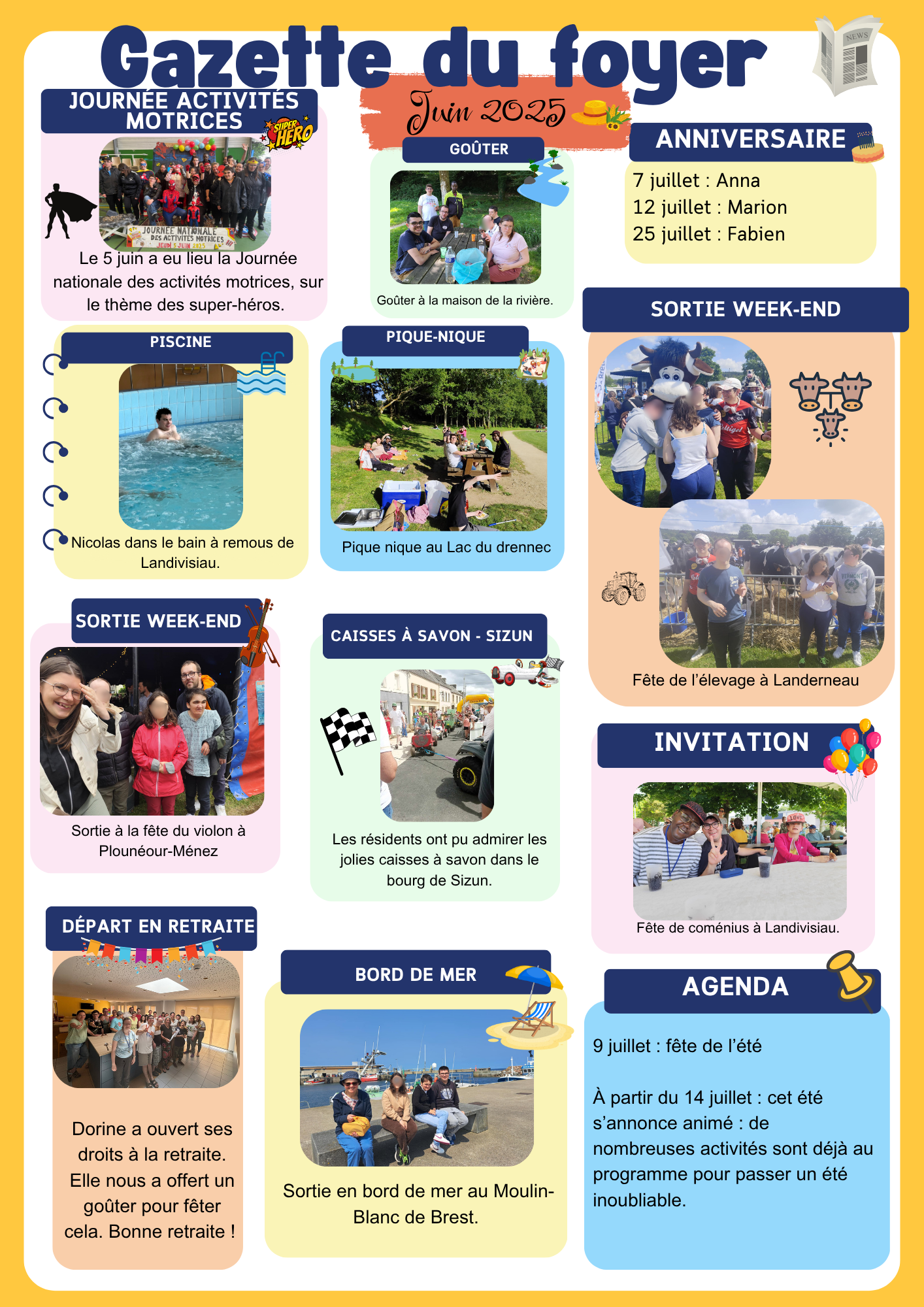 Gazette du foyer juin