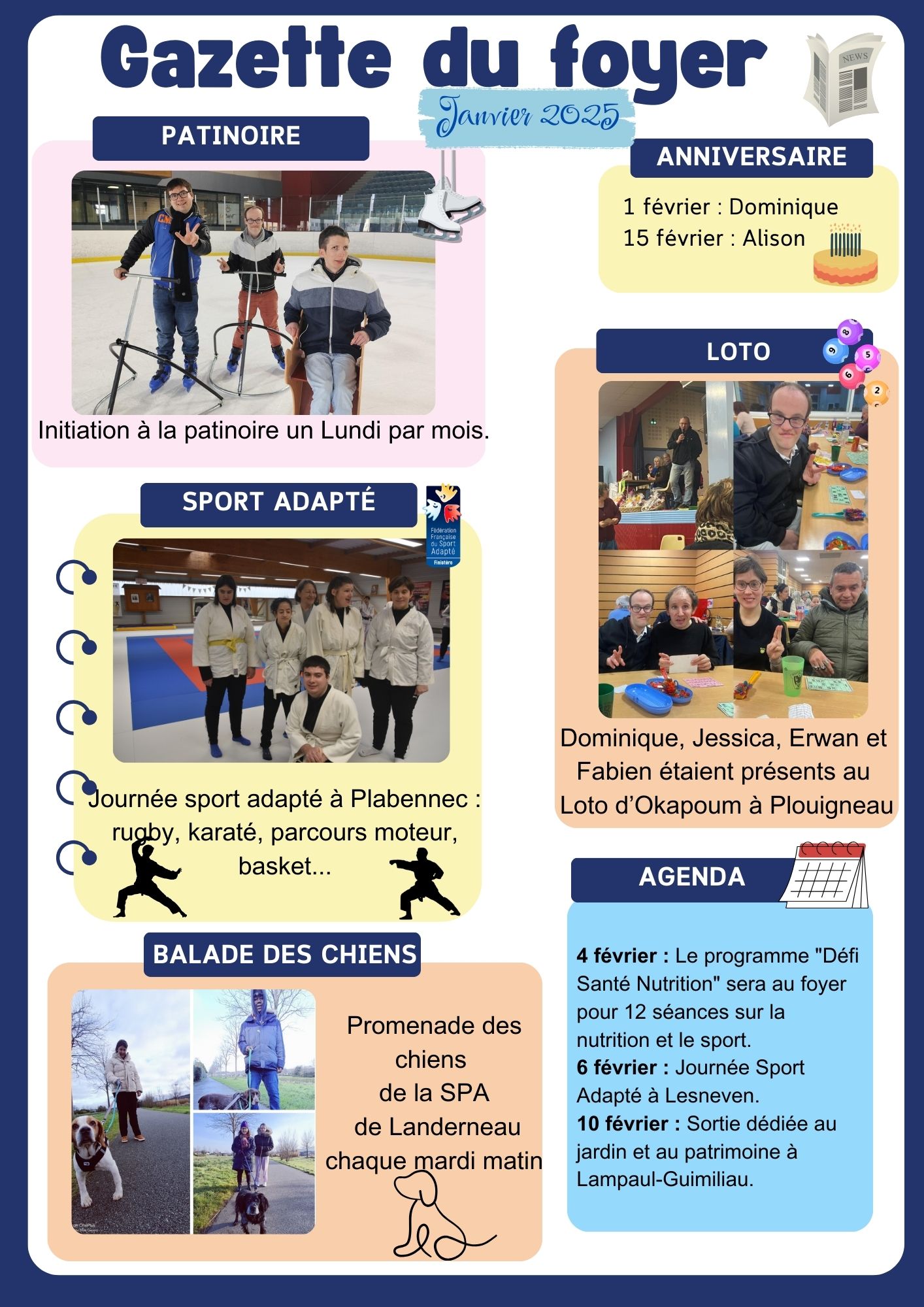 Gazette du foyer janvier 