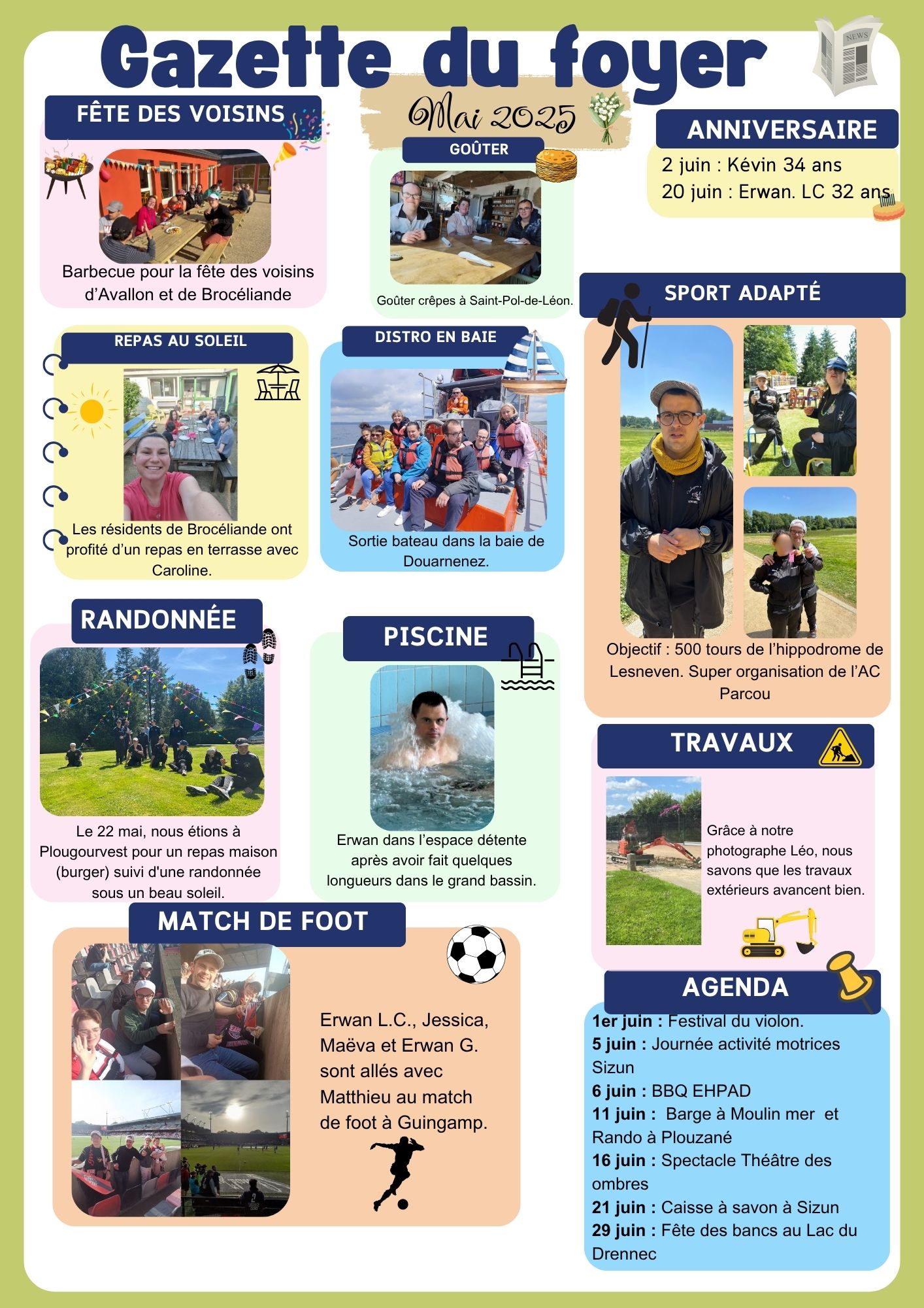 Gazette du foyer mai